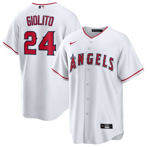 Lucas Giolito Los Angeles Angels Nike Home Replica Player Jersey - White Lucas Giolito Los Angeles Angels Nike Home Replica Player Jersey - White