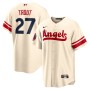 Mike Trout Los Angeles Angels Nike 2022 City Connect Replica Player Jersey - Cream Mike Trout Los Angeles Angels Nike 2022 City Connect Replica Player Jersey - Cream