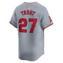 Mike Trout Los Angeles Angels Nike Away Limited Player Jersey - Gray Mike Trout Los Angeles Angels Nike Away Limited Player Jersey - Gray
