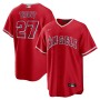 Mike Trout Los Angeles Angels Nike Alternate Replica Player Name Jersey - Red Mike Trout Los Angeles Angels Nike Alternate Replica Player Name Jersey - Red