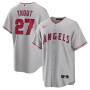 Mike Trout Los Angeles Angels Nike Road Replica Player Name Jersey - Silver Mike Trout Los Angeles Angels Nike Road Replica Player Name Jersey - Silver