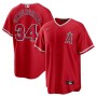 Noah Syndergaard Los Angeles Angels Nike Alternate Replica Player Jersey - Red Noah Syndergaard Los Angeles Angels Nike Alternate Replica Player Jersey - Red