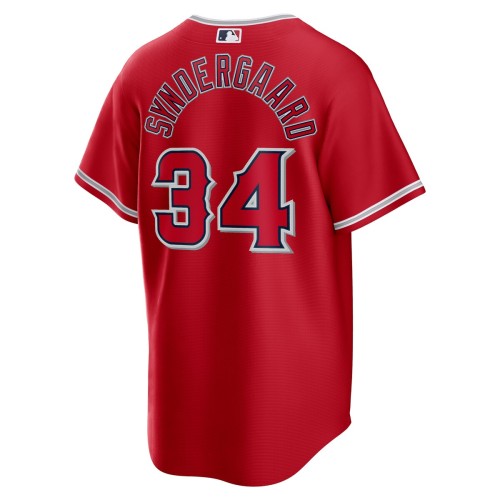 Noah Syndergaard Los Angeles Angels Nike Alternate Replica Player Jersey - Red Noah Syndergaard Los Angeles Angels Nike Alternate Replica Player Jersey - Red