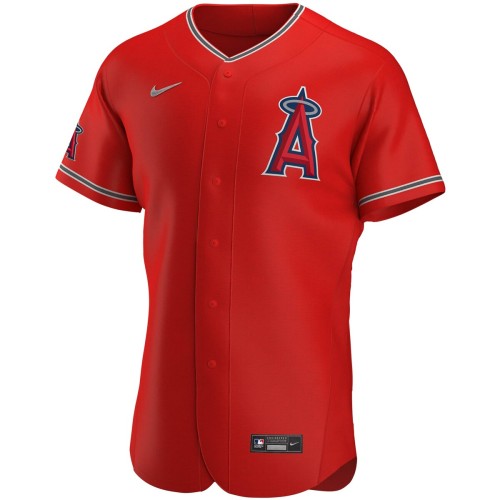 Los Angeles Angels Nike Alternate Authentic Team Logo Jersey - Red Los Angeles Angels Nike Alternate Authentic Team Logo Jersey - Red