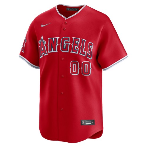 Los Angeles Angels Nike Alternate Limited Custom Jersey – Red Los Angeles Angels Nike Alternate Limited Custom Jersey – Red
