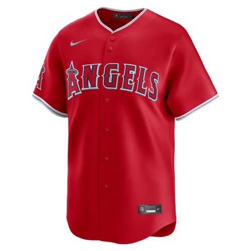 Los Angeles Angels Nike Alternate Limited Jersey – Red Los Angeles Angels Nike Alternate Limited Jersey – Red
