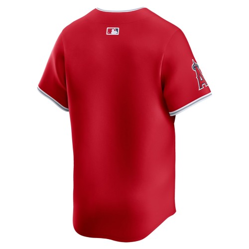 Los Angeles Angels Nike Alternate Limited Jersey – Red Los Angeles Angels Nike Alternate Limited Jersey – Red