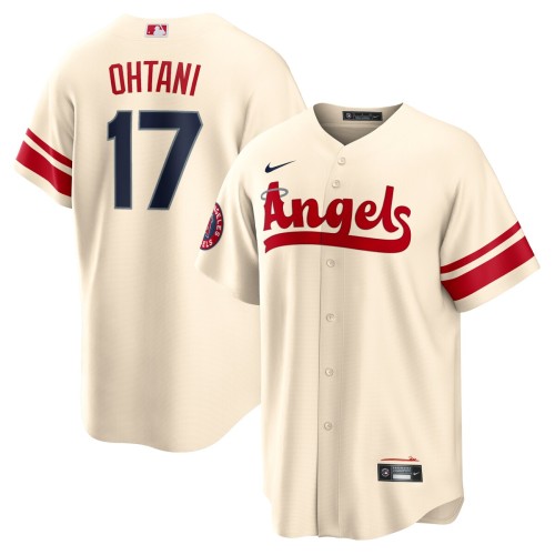 Shohei Ohtani Los Angeles Angels Nike 2022 City Connect Replica Player Jersey - Cream Shohei Ohtani Los Angeles Angels Nike 2022 City Connect Replica Player Jersey - Cream