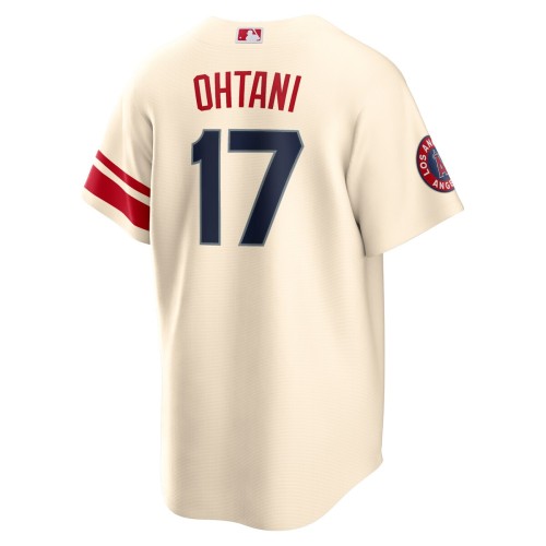 Shohei Ohtani Los Angeles Angels Nike 2022 City Connect Replica Player Jersey - Cream Shohei Ohtani Los Angeles Angels Nike 2022 City Connect Replica Player Jersey - Cream