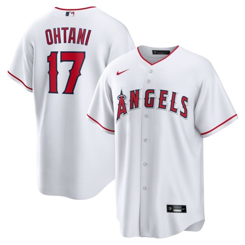 Shohei Ohtani Los Angeles Angels Nike Home Replica Player Name Jersey - White Shohei Ohtani Los Angeles Angels Nike Home Replica Player Name Jersey - White