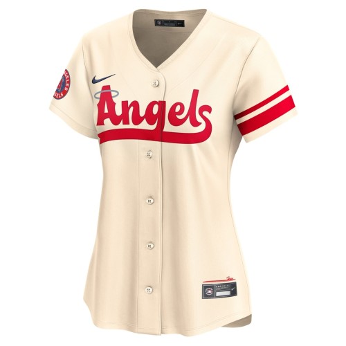 Los Angeles Angels Nike Women's City Connect Limited Jersey - Cream Los Angeles Angels Nike Women's City Connect Limited Jersey - Cream