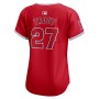 Mike Trout Los Angeles Angels Nike Women's Alternate Limited Player Jersey – Red Mike Trout Los Angeles Angels Nike Women's Alternate Limited Player Jersey – Red