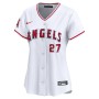 Mike Trout Los Angeles Angels Nike Women's Home Limited Player Jersey - White Mike Trout Los Angeles Angels Nike Women's Home Limited Player Jersey - White