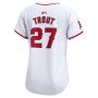 Mike Trout Los Angeles Angels Nike Women's Home Limited Player Jersey - White Mike Trout Los Angeles Angels Nike Women's Home Limited Player Jersey - White