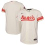 Los Angeles Angels Nike Youth 2022 City Connect Replica Team Jersey - Cream Los Angeles Angels Nike Youth 2022 City Connect Replica Team Jersey - Cream