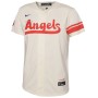 Mike Trout Los Angeles Angels Nike Youth 2022 City Connect Replica Player Jersey - Cream Mike Trout Los Angeles Angels Nike Youth 2022 City Connect Replica Player Jersey - Cream