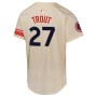 Mike Trout Los Angeles Angels Nike Youth City Connect Limited Player Jersey - Cream Mike Trout Los Angeles Angels Nike Youth City Connect Limited Player Jersey - Cream