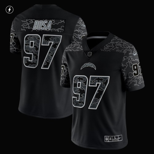 Joey Bosa Los Angeles Chargers Nike RFLCTV Limited Jersey - Black Joey Bosa Los Angeles Chargers Nike RFLCTV Limited Jersey - Black