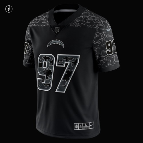 Joey Bosa Los Angeles Chargers Nike RFLCTV Limited Jersey - Black Joey Bosa Los Angeles Chargers Nike RFLCTV Limited Jersey - Black