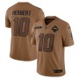 Justin Herbert Los Angeles Chargers Nike 2023 Salute To Service Limited Jersey - Brown Justin Herbert Los Angeles Chargers Nike 2023 Salute To Service Limited Jersey - Brown