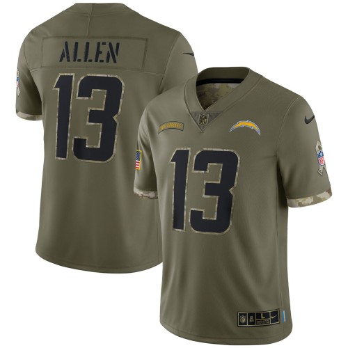 Keenan Allen Los Angeles Chargers Nike 2022 Salute To Service Limited Jersey - Olive Keenan Allen Los Angeles Chargers Nike 2022 Salute To Service Limited Jersey - Olive