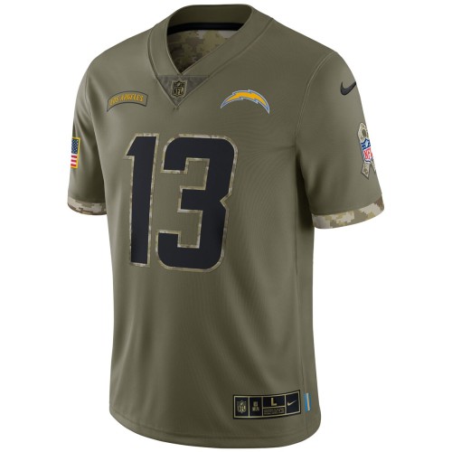 Keenan Allen Los Angeles Chargers Nike 2022 Salute To Service Limited Jersey - Olive Keenan Allen Los Angeles Chargers Nike 2022 Salute To Service Limited Jersey - Olive