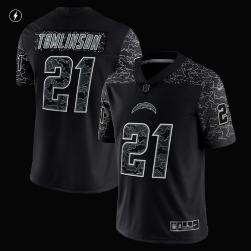 LaDainian Tomlinson Los Angeles Chargers Nike Retired Player RFLCTV Limited Jersey - Black LaDainian Tomlinson Los Angeles Chargers Nike Retired Player RFLCTV Limited Jersey - Black