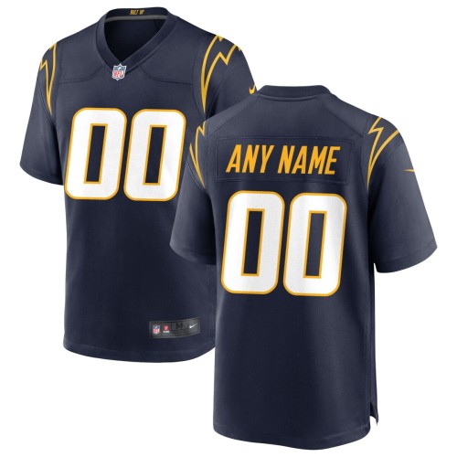 Los Angeles Chargers Nike Alternate Custom Game Jersey - Navy Los Angeles Chargers Nike Alternate Custom Game Jersey - Navy