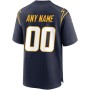 Los Angeles Chargers Nike Alternate Custom Game Jersey - Navy Los Angeles Chargers Nike Alternate Custom Game Jersey - Navy