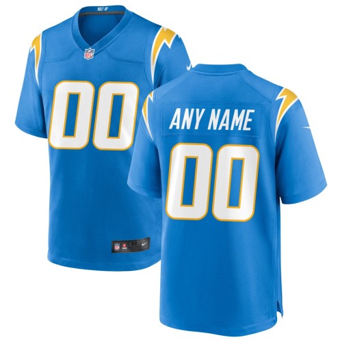 Los Angeles Chargers Nike Custom Game Jersey - Powder Blue Los Angeles Chargers Nike Custom Game Jersey - Powder Blue