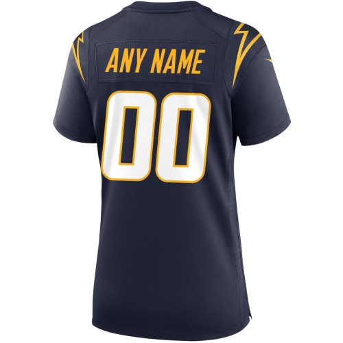 Los Angeles Chargers Nike Women's Alternate Custom Game Jersey - Navy Los Angeles Chargers Nike Women's Alternate Custom Game Jersey - Navy