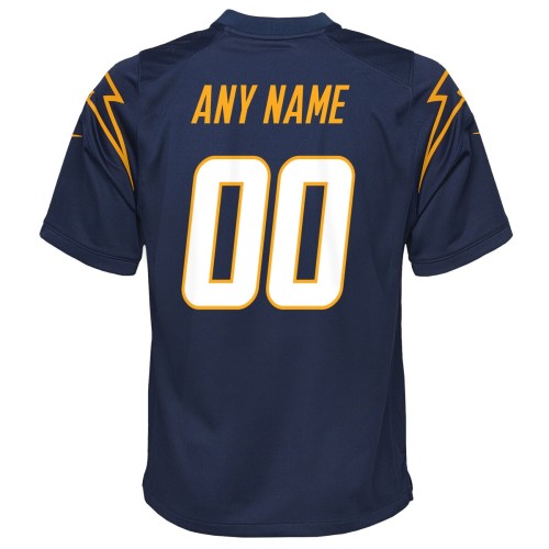 Los Angeles Chargers Nike Youth Alternate Custom Game Jersey - Navy Los Angeles Chargers Nike Youth Alternate Custom Game Jersey - Navy