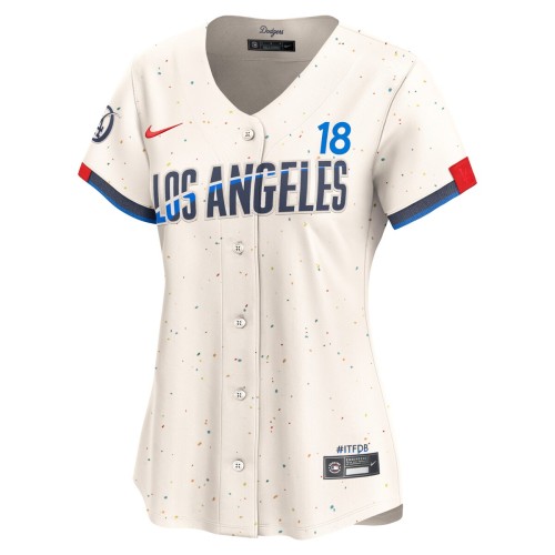 Yoshinobu Yamamoto Los Angeles Dodgers Nike Women's 2024 City Connect Limited Player Jersey - Cream Yoshinobu Yamamoto Los Angeles Dodgers Nike Women's 2024 City Connect Limited Player Jersey - Cream