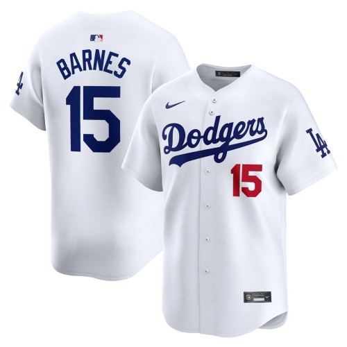 Austin Barnes Los Angeles Dodgers Nike Home Limited Player Jersey - White Austin Barnes Los Angeles Dodgers Nike Home Limited Player Jersey - White