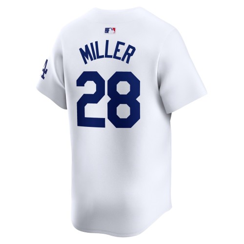Bobby Miller Los Angeles Dodgers Nike Home Limited Player Jersey - White Bobby Miller Los Angeles Dodgers Nike Home Limited Player Jersey - White