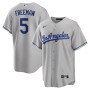 Freddie Freeman Los Angeles Dodgers Nike Road Replica Player Jersey - Gray Freddie Freeman Los Angeles Dodgers Nike Road Replica Player Jersey - Gray