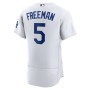 Freddie Freeman Los Angeles Dodgers Nike Authentic Player Jersey - White Freddie Freeman Los Angeles Dodgers Nike Authentic Player Jersey - White