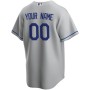 Los Angeles Dodgers Nike Road Replica Custom Jersey - Gray Los Angeles Dodgers Nike Road Replica Custom Jersey - Gray