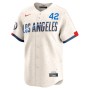 Jackie Robinson Los Angeles Dodgers Nike 2024 City Connect Limited Player Jersey - Cream