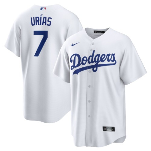 Julio Urias Los Angeles Dodgers Nike Replica Player Jersey - White Julio Urias Los Angeles Dodgers Nike Replica Player Jersey - White