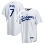 Julio Urias Los Angeles Dodgers Nike Replica Player Jersey - White Julio Urias Los Angeles Dodgers Nike Replica Player Jersey - White