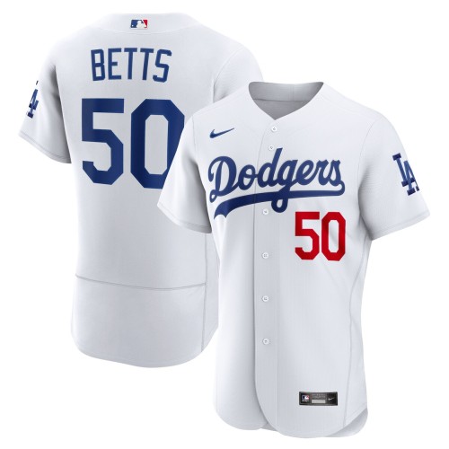 Mookie Betts Los Angeles Dodgers Nike Home Authentic Player Jersey - White Mookie Betts Los Angeles Dodgers Nike Home Authentic Player Jersey - White