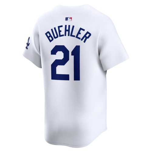 Walker Buehler Los Angeles Dodgers Nike Home Limited Player Jersey - White Walker Buehler Los Angeles Dodgers Nike Home Limited Player Jersey - White