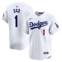 Los Angeles Dodgers Nike #1 Dad Home Limited Jersey - White Los Angeles Dodgers Nike #1 Dad Home Limited Jersey - White