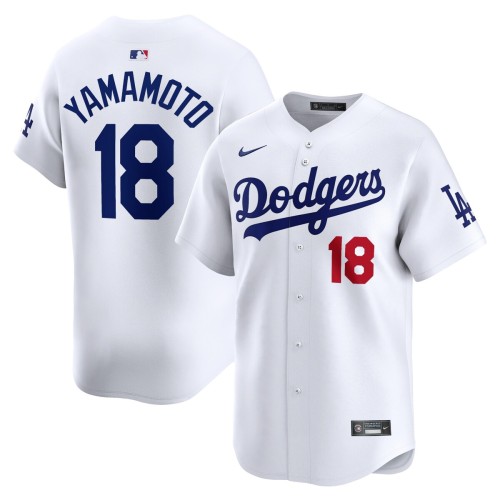 Yoshinobu Yamamoto Los Angeles Dodgers Nike Home Limited Player Jersey - White Yoshinobu Yamamoto Los Angeles Dodgers Nike Home Limited Player Jersey - White