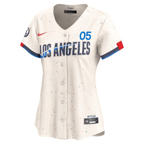 Freddie Freeman Los Angeles Dodgers Nike Women's 2024 City Connect Limited Player Jersey - Cream Freddie Freeman Los Angeles Dodgers Nike Women's 2024 City Connect Limited Player Jersey - Cream