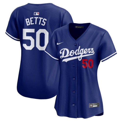 Mookie Betts Los Angeles Dodgers Nike Women's Alternate Limited Player Jersey – Royal Mookie Betts Los Angeles Dodgers Nike Women's Alternate Limited Player Jersey – Royal