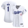 Los Angeles Dodgers Nike Women's #1 Mom Home Limited Jersey - White Los Angeles Dodgers Nike Women's #1 Mom Home Limited Jersey - White