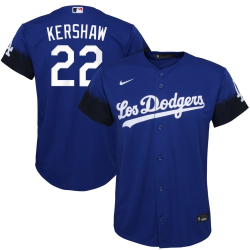 Clayton Kershaw Los Angeles Dodgers Nike Youth City Connect Replica Player Jersey - Royal Clayton Kershaw Los Angeles Dodgers Nike Youth City Connect Replica Player Jersey - Royal