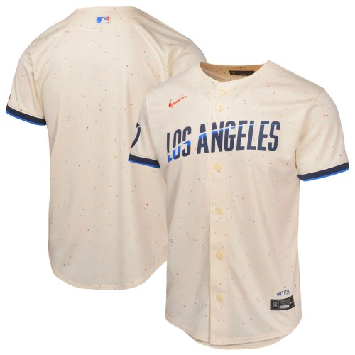 Los Angeles Dodgers Nike Youth 2024 City Connect Limited Jersey - Cream Los Angeles Dodgers Nike Youth 2024 City Connect Limited Jersey - Cream